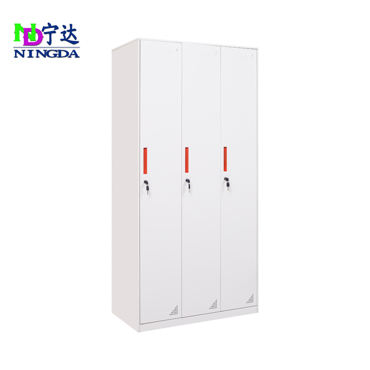 白色拆裝三門(mén)衣柜